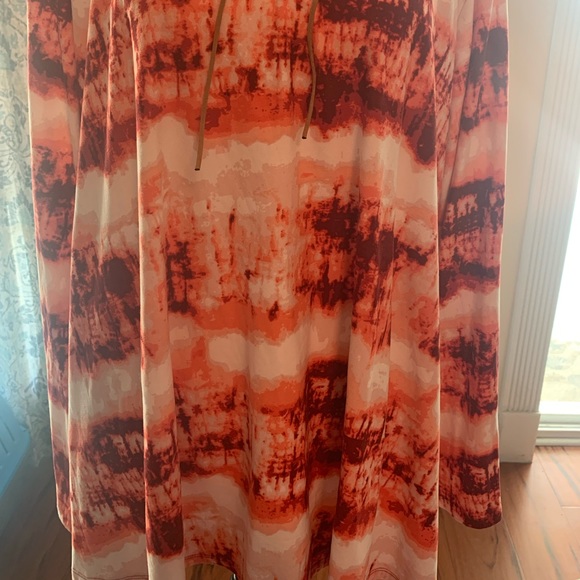 Bobbie Brooks plus size 3x long sleeve tie die gorgeous top - Picture 7 of 8